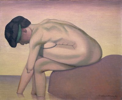 The Bather by Felix Edouard Vallotton